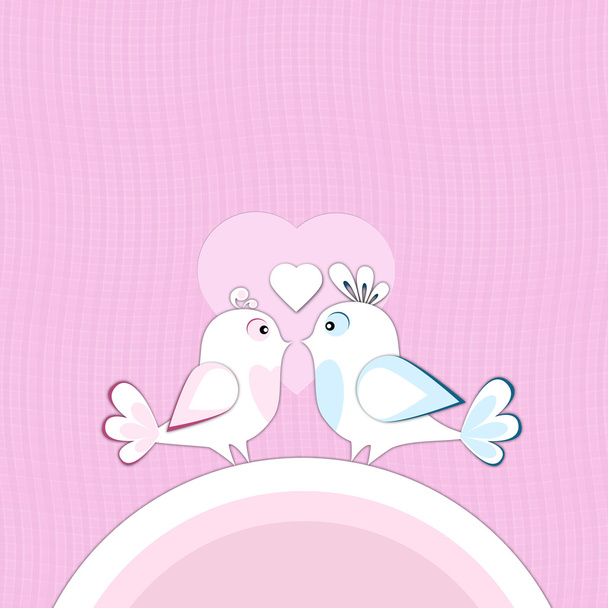 Two birds in love - Фото, зображення