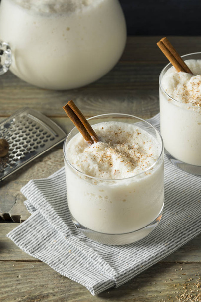 Homemade Frozen Bourbon Milk Punch - Photo, image