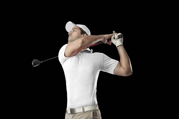 Golf Player in a white shirt - Photo, Image