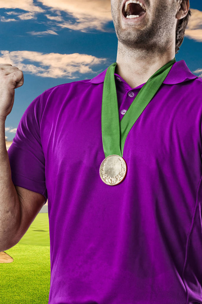 Golf Player in a pink shirt - Photo, Image