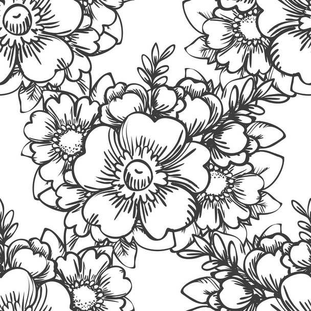 seamless floral pattern  - Vektor, kép