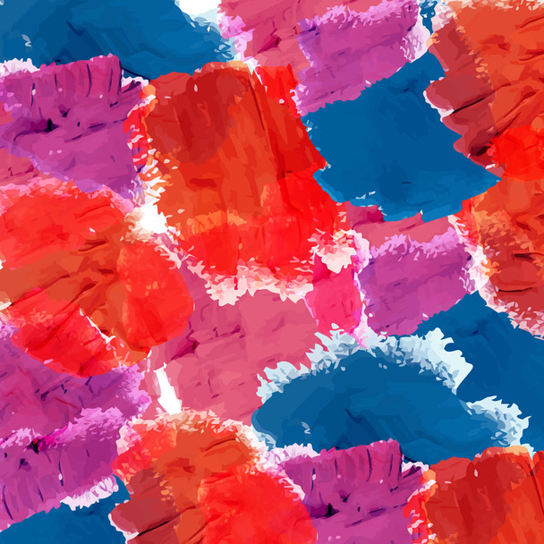 abstrakte künstlerische Hintergrund durch Aquarell-Acryl Farbspritzer von leuchtenden Farben. bunte handbemalte Hintergrund. - Vektor, Bild