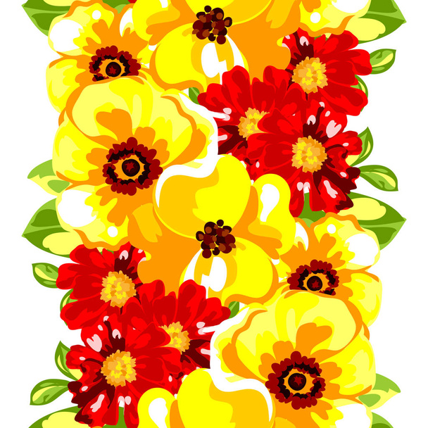 Vintage style floral background - Vektor, obrázek