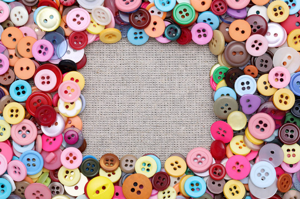 buttons frame with colored buttons  - Foto, Imagem
