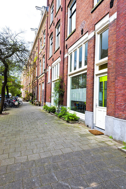 Az Amszterdam központjában lévő kerékpár - Fotó, kép