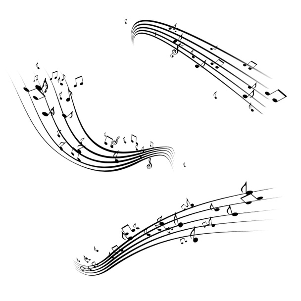 Music notes Banners - Photo, Image