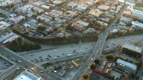 Busy City Highway Interchange - Footage, Video