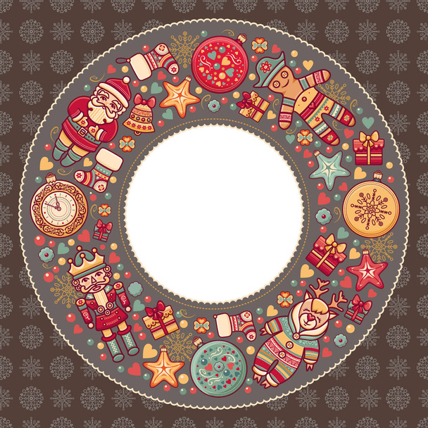 Merry Christmas background. Textless template - Vector, Image