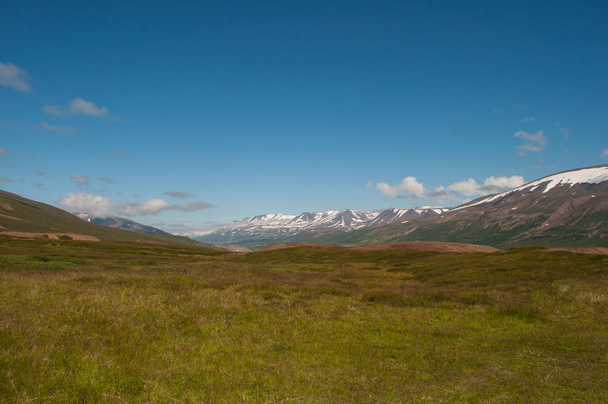 Vallée de Fnjoskardalur en Islande du Nord
 - Photo, image