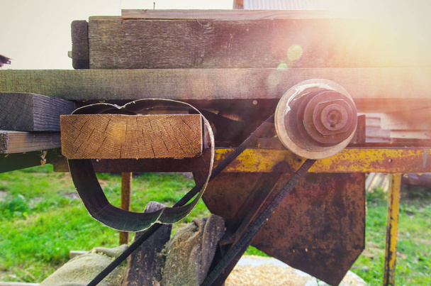 Rustic woodworking machine - Photo, Image