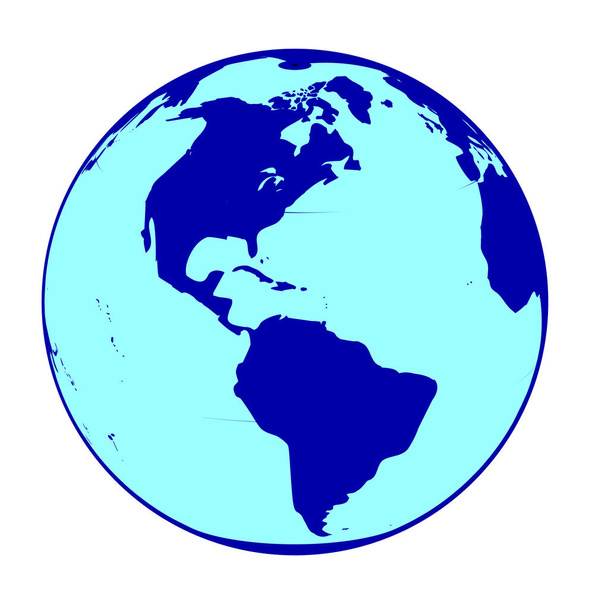 De wereld Americas - Vector, afbeelding