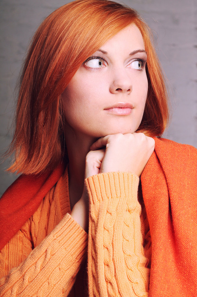 Red-haired girl - Foto, Imagem