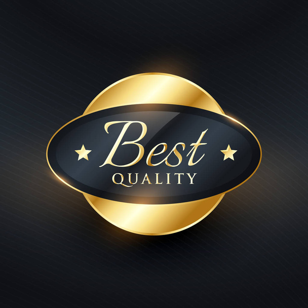 best quality luxury label badge vector design - Vektör, Görsel