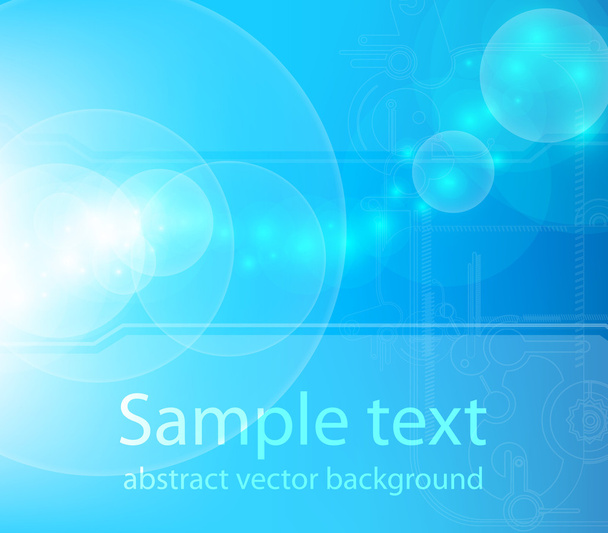 Abstract retro technology vector background. - Vetor, Imagem