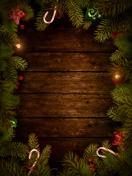 Christmas design - Xmas wreath - Photo, Image