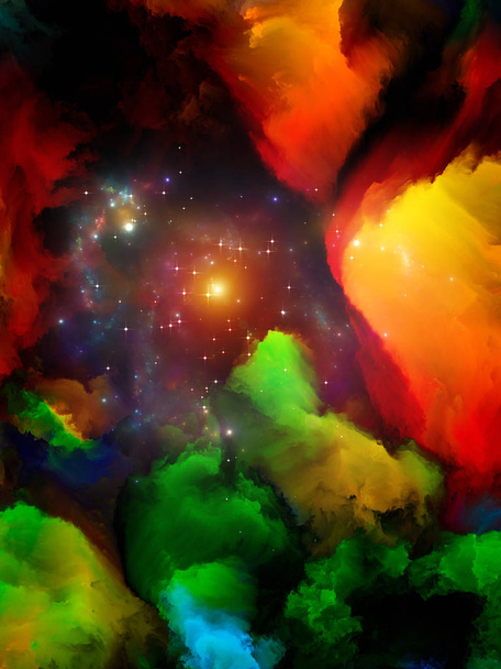 Synergię przestrzeni kolorów - Zdjęcie, obraz