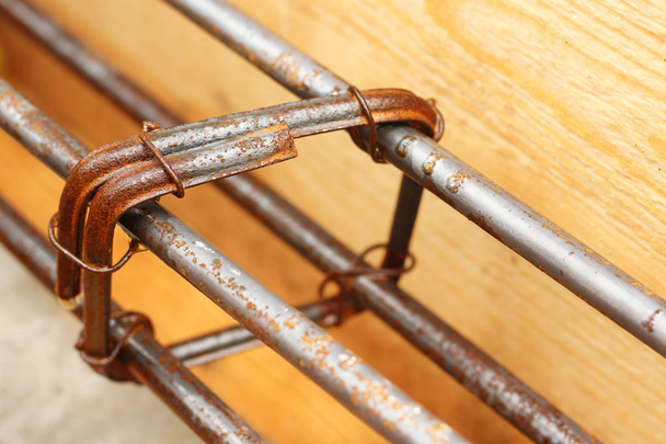 ocelové tyče stavební materiály - Fotografie, Obrázek