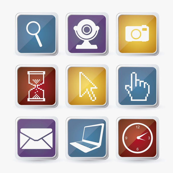 Business icons - Вектор,изображение