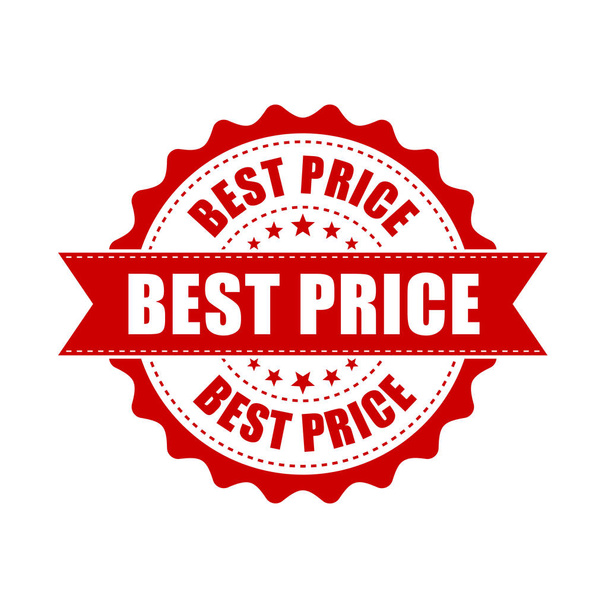 Mejor precio de venta sello de goma grunge. Ilustración vectorial en whit
 - Vector, Imagen