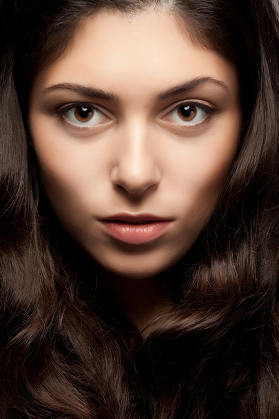 Close up portrait of beautiful woman face - Фото, изображение