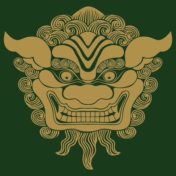 Chinese dragon - Vector, Image