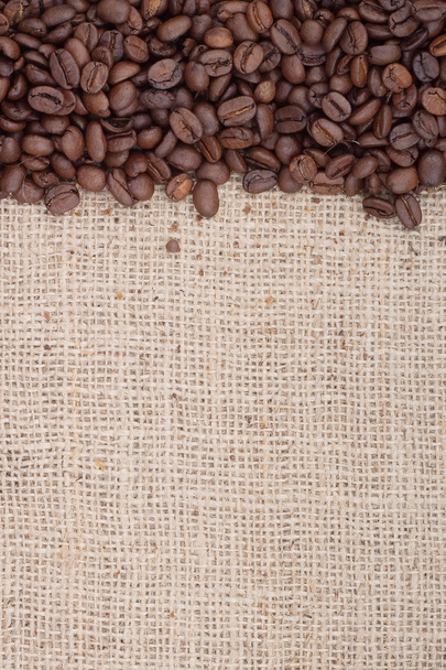 Brown roasted coffee beans. - Фото, изображение