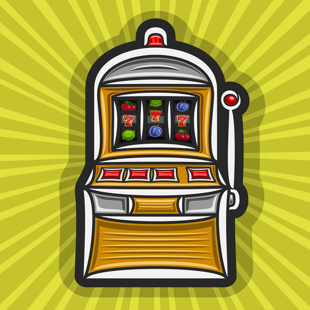 Manifesto vettoriale per tema Slot Machine
 - Vettoriali, immagini