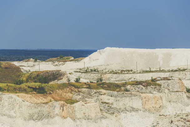 Limestone quarry mining development area - Photo, Image