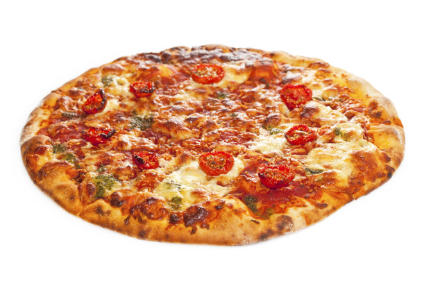 Gros plan de margarita aux pizzas adossées à la pierre
 - Photo, image