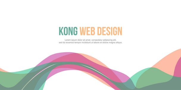 Záhlaví webové stránky abstraktní krásy design - Vektor, obrázek