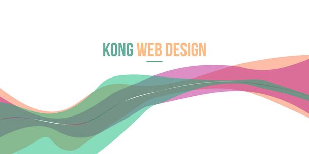 beuty style header website abstraktes design - Vektor, Bild