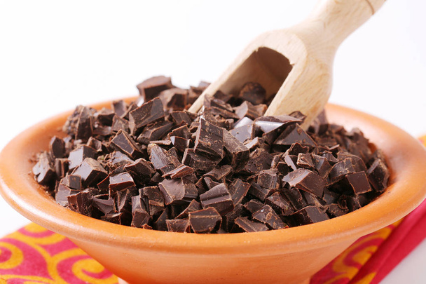 Chopped chocolate escuro
 - Foto, Imagem