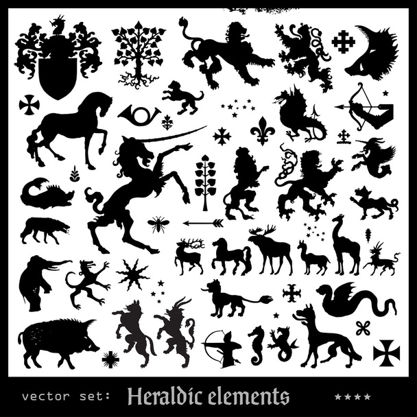 Heraldic elements - Photo, Image