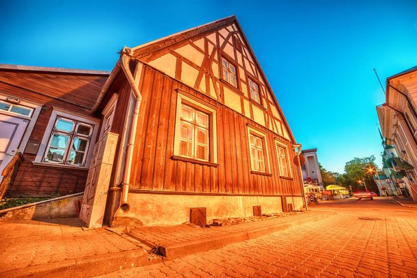 Parnu, Estland, Baltikum: die Altstadt - Foto, Bild