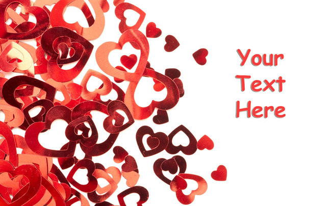 Valentine hearts background - Φωτογραφία, εικόνα