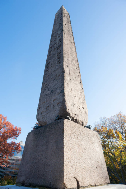 Obelisk in Central Park, New York - Fotoğraf, Görsel