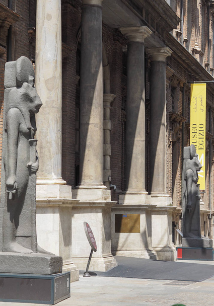 Museo Egizio (Egyptian Museum) in Turin - Φωτογραφία, εικόνα