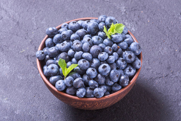 Blueberry in bowl  - Photo, image