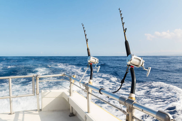 Rybolov v hlubokém moři za slunečného dne - Fotografie, Obrázek
