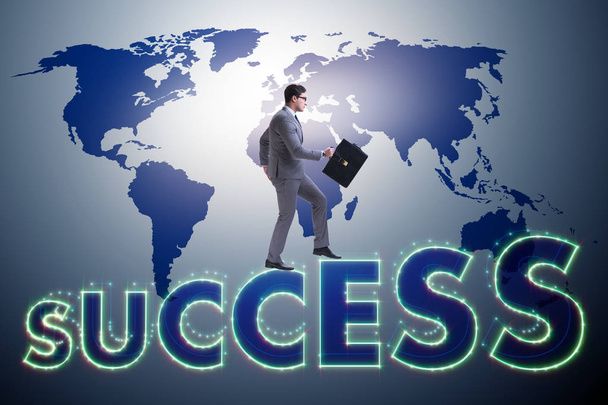 Zakenman in succes business concept - Foto, afbeelding