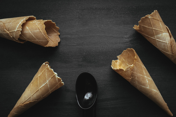 wafer cones   - Φωτογραφία, εικόνα