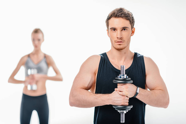 man and woman workingout - Photo, Image