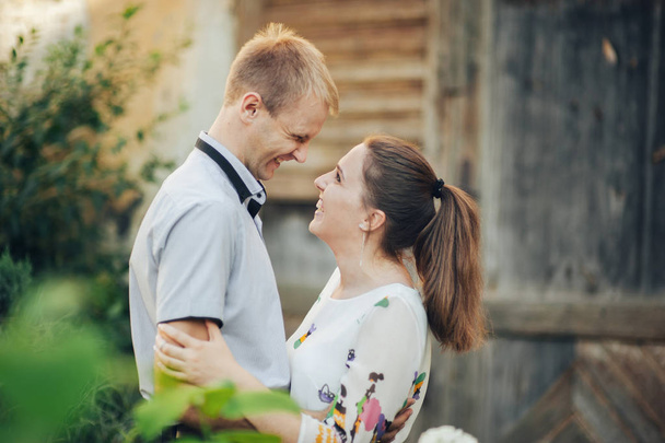 young happy couple hugging  - Photo, Image