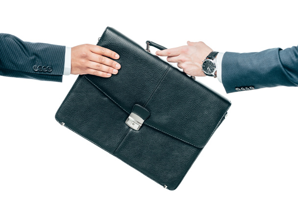 hombres de negocios con maletín
 - Foto, Imagen