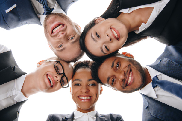 Empresários multiétnicos felizes
 - Foto, Imagem
