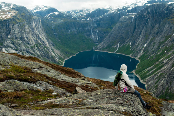 Trolltunga in Norway is fabulous beauty - Foto, Bild