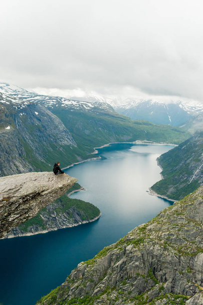 Trolltunga in Norway is fabulous beauty - Valokuva, kuva