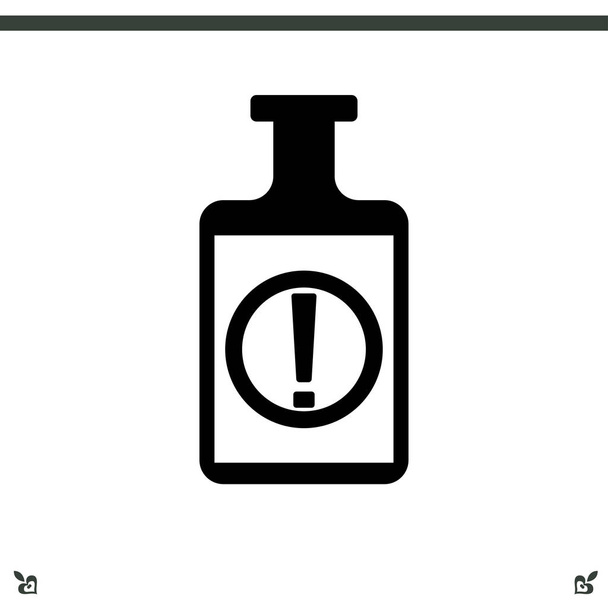 kémiai kémcsőbe ikon - Vektor, kép
