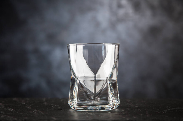 Empty glass on dark background - Foto, Imagem