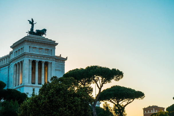 Victor Emmanuel II monument in Rome, Italy - Fotó, kép